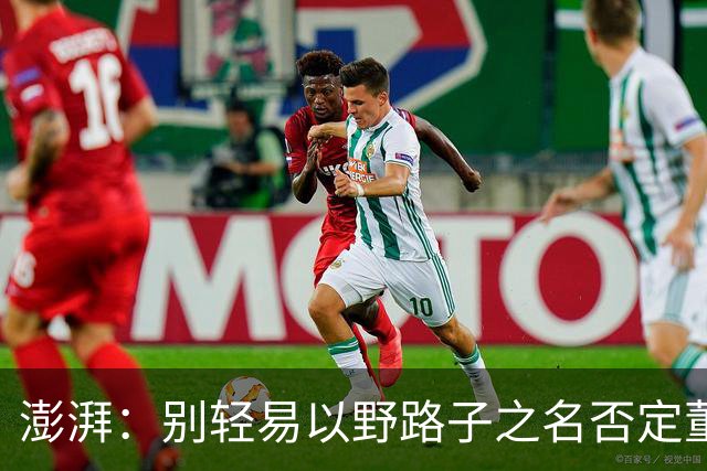 澎湃：别轻易以野路子之名否定董路，中国足球小将增添可能性